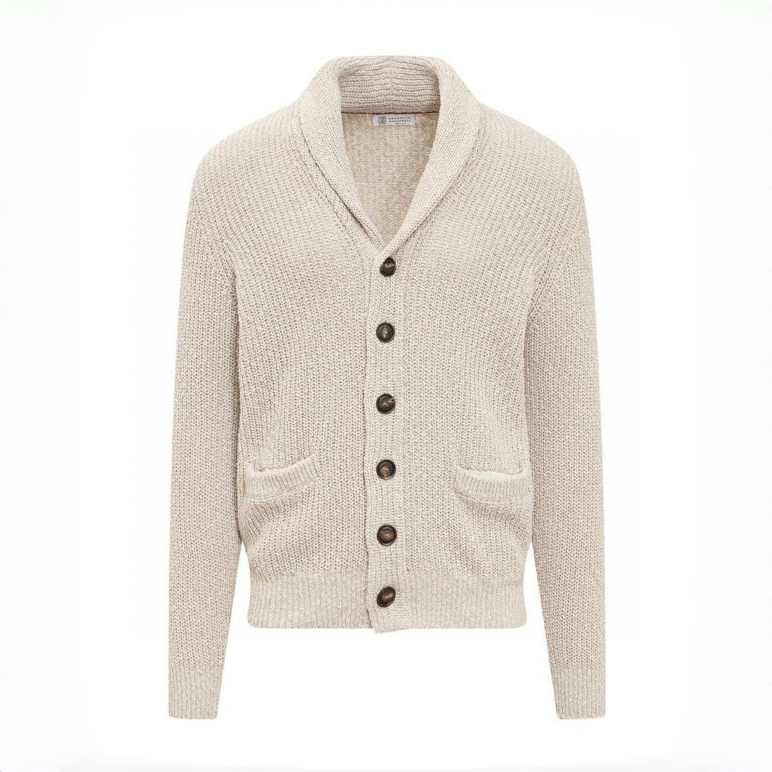 BC Men's Spring And Autumn V-Neck Single-Breasted Solid Color Long-Sleeved Loose Knitted Cashmere Cardigan Ngvp #9624