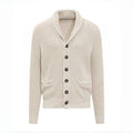 BC Men's Spring And Autumn V-Neck Single-Breasted Solid Color Long-Sleeved Loose Knitted Cashmere Cardigan Ngvp #9624