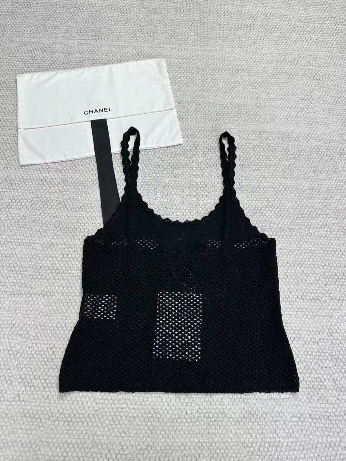 Women's Summer Fashion Casual Solid-Color Round Neck Breathable Lace Trim Tank Top Vest #78515