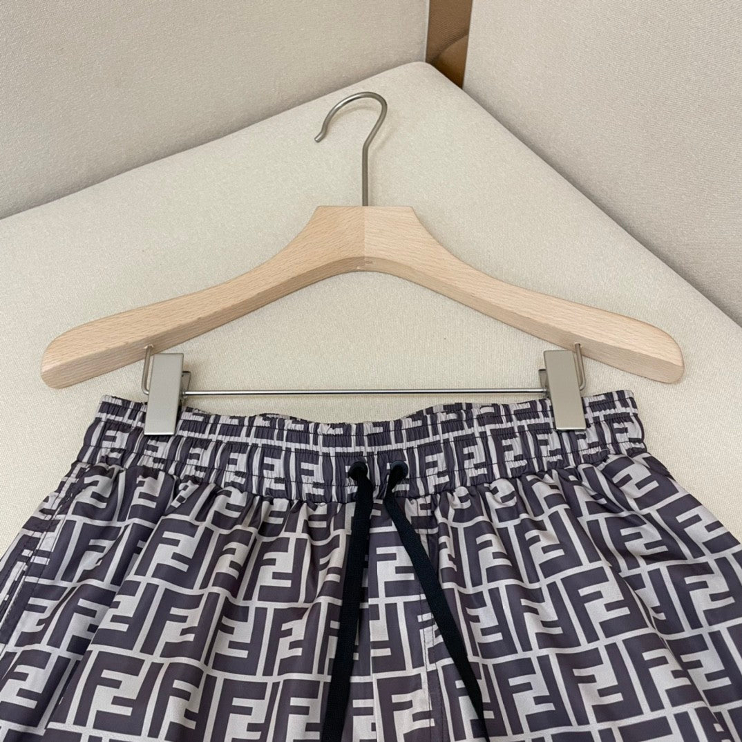 Men's & Ladies' Summer Pattern Printed Drawstring Swimming Casual Shorts Pants #99525