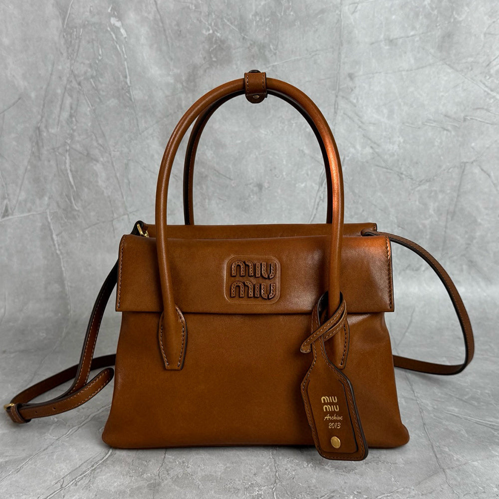 Jang Won-young Leather Double-sided flap Vintage handbag Shoulder bag bags #194095