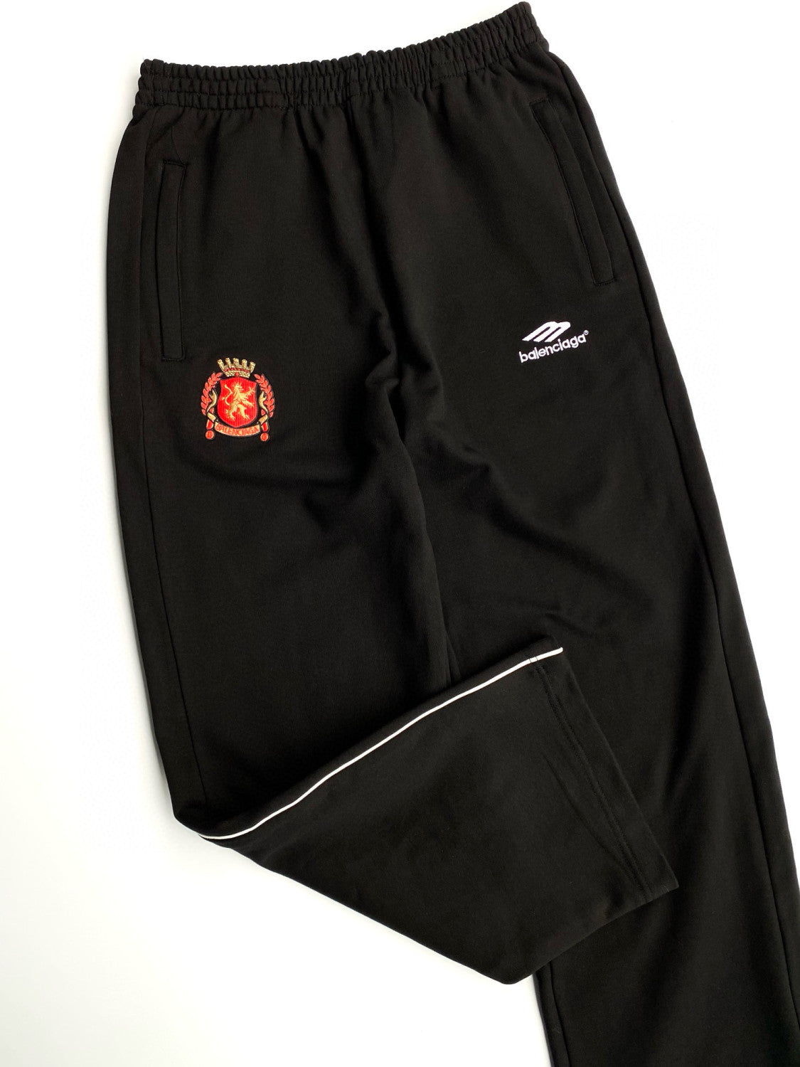 Men's Women's Logo Printed Elastic Casual Knit Multicolor Soccer Baggy Sweatpants #98244