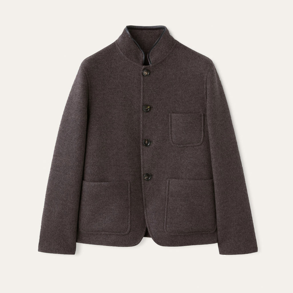 Women's Fall And Winter Retro Collar Single-breasted Wool Suit Fashion Casual Jacket  Ngvp #8944