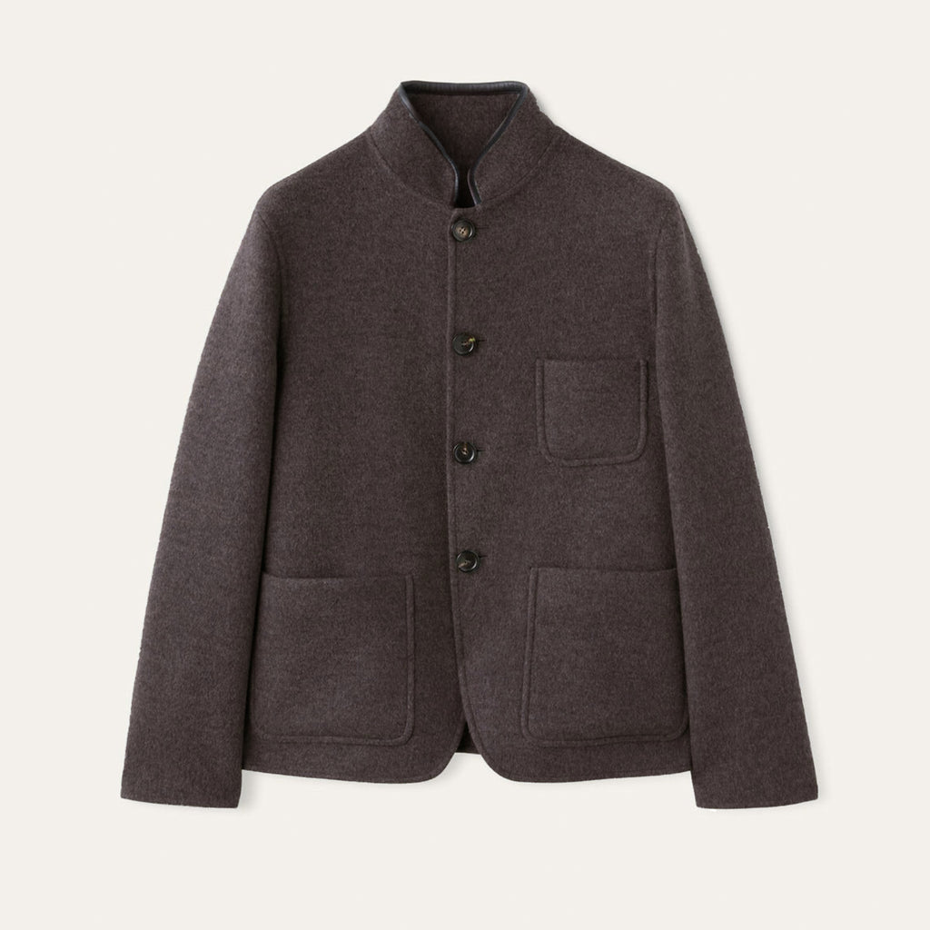 Women's Fall And Winter Retro Collar Single-breasted Wool Suit Fashion Casual Jacket  Ngvp #8944