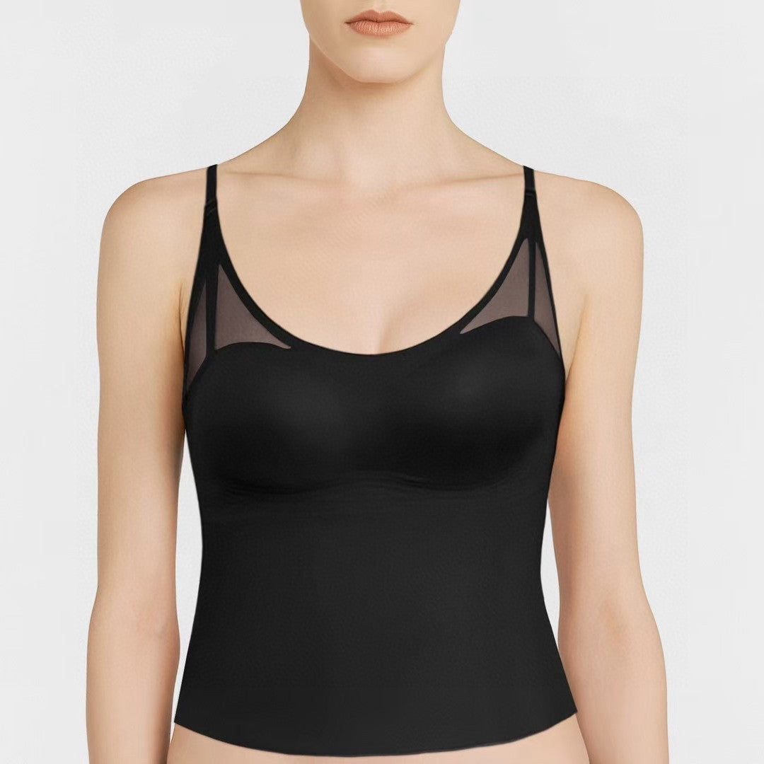 Laperla Women's Comfortable Seamless Silk Lined Bra Pads with Thin Straps  Beautiful Back Design  High-Stretch Breathable Underwear #78499