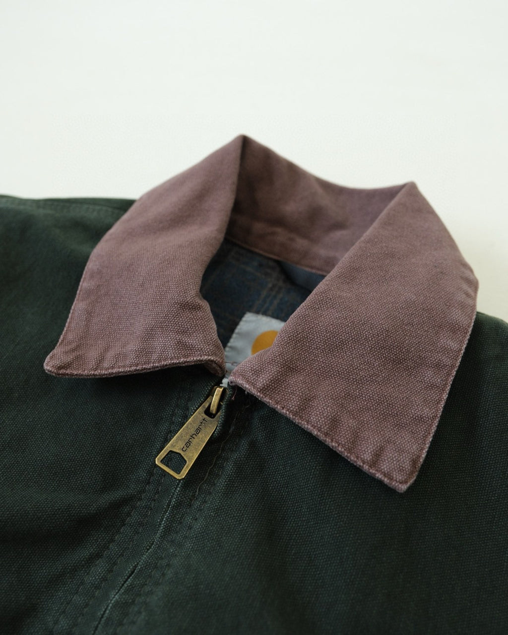 WIP Men's Fall And Winter Washed And Aged Zipper Lapel Long Sleeve Jacket #72834