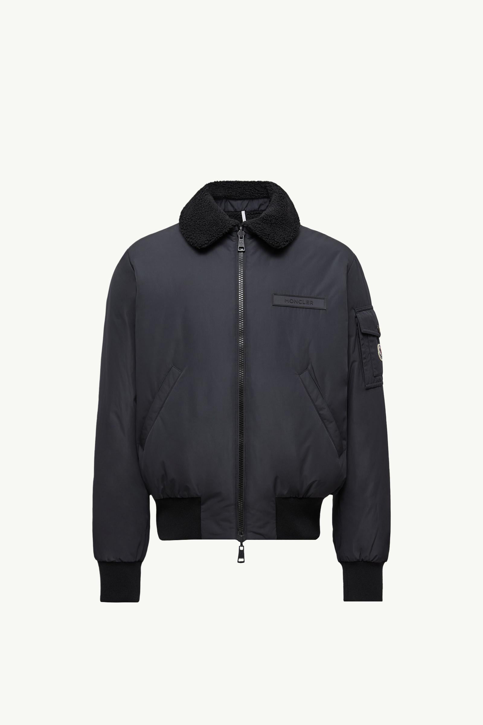 25fw Men's Modern Minimalist Matte Grey Reversible Flight Jacket #83174A