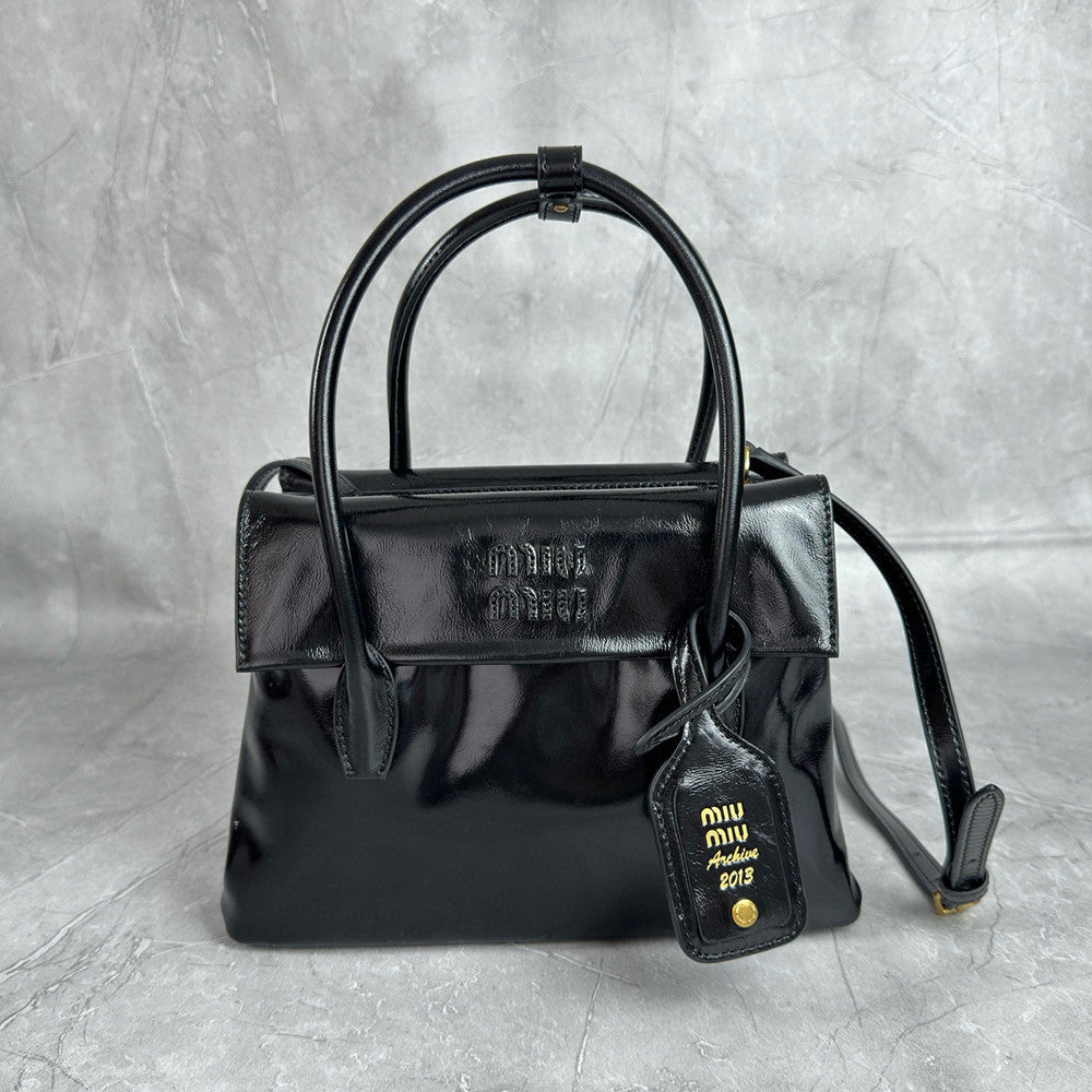 Jang Won-young Leather Double-sided flap Vintage handbag Shoulder bag bags #194095