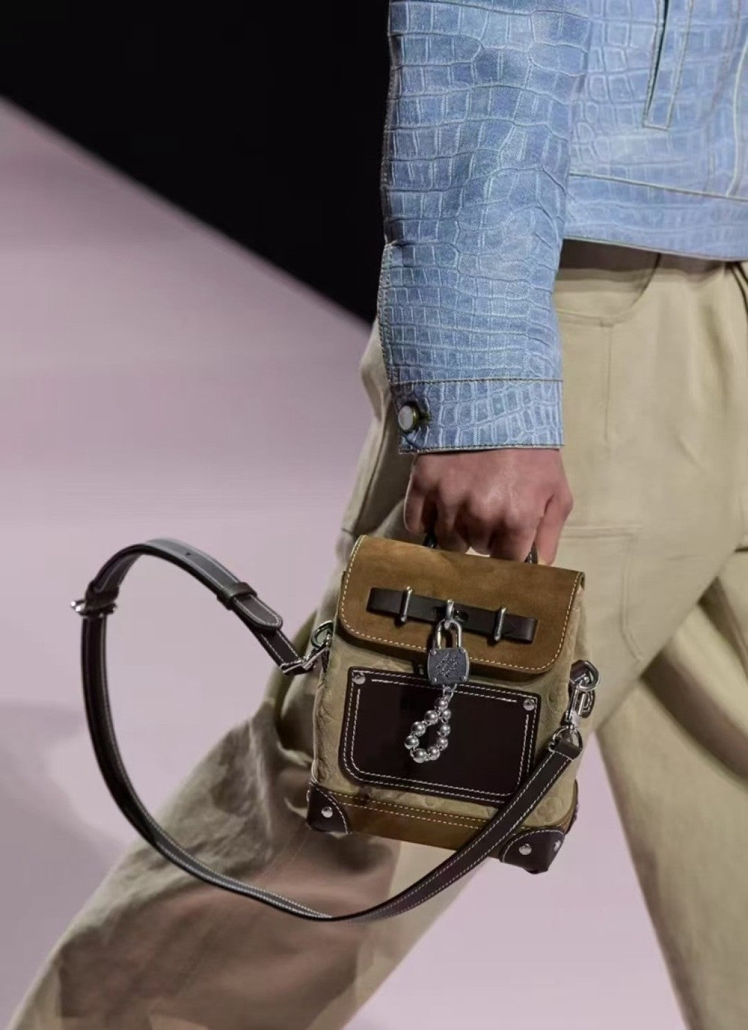 Men's Top-quality STEAMER 15 handbag shoulder bag M26128 Bags M24581 #193733