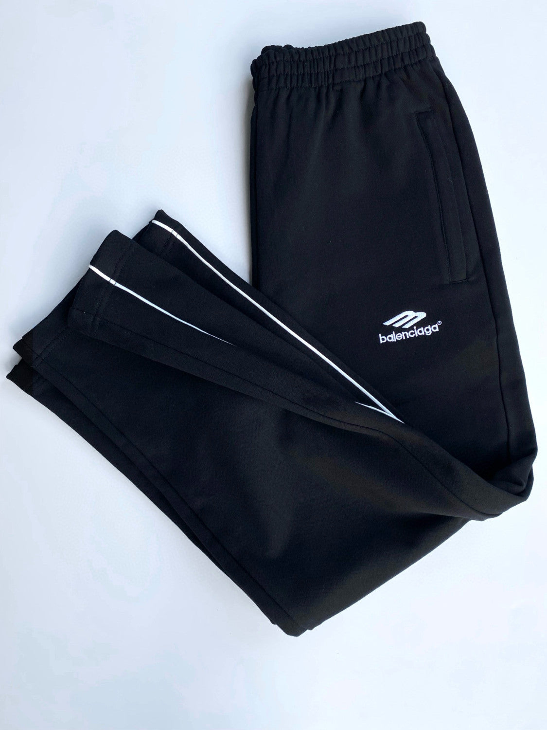 Men's Women's Logo Printed Elastic Casual Knit Multicolor Soccer Baggy Sweatpants #98244