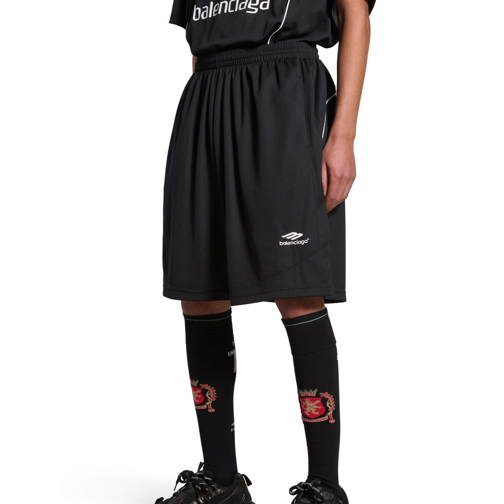 Men's Summer Solid Color Elastic High Waist Loose Fit Casual Shorts Pants #98489