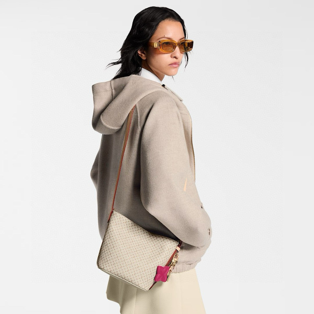 All In BB Women's Letter Printed Removable Zipper Inside Pocket Coated Canvas Shoulder Tote Bag Bags #77452