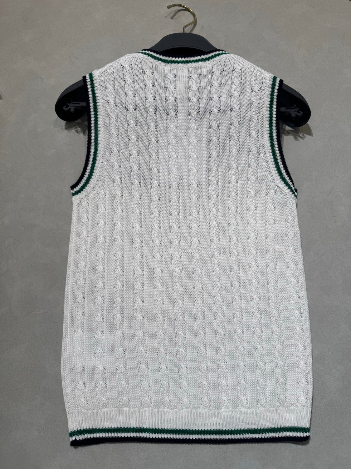 Women's Fall/Winter Vibe Knit Vest Silk Blend Knit Color Blocking Fashion Retro Elegant Exquisite Top #81637