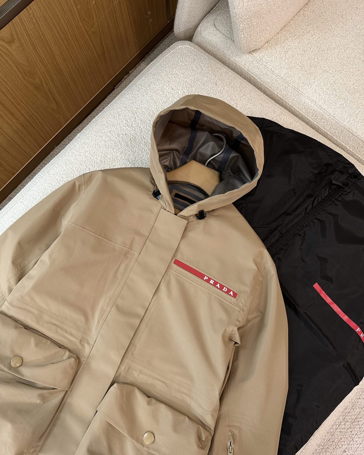 Extreme-Tex Women's Autumn/Winter Monogrammed Striped Standing Collar Printed Zipper Long Sleeve Ski Jacket #72622