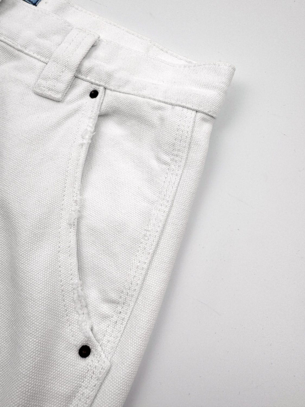 Women's Spring/Autumn Solid Color Triangle Leather Label Cotton Pants #77245