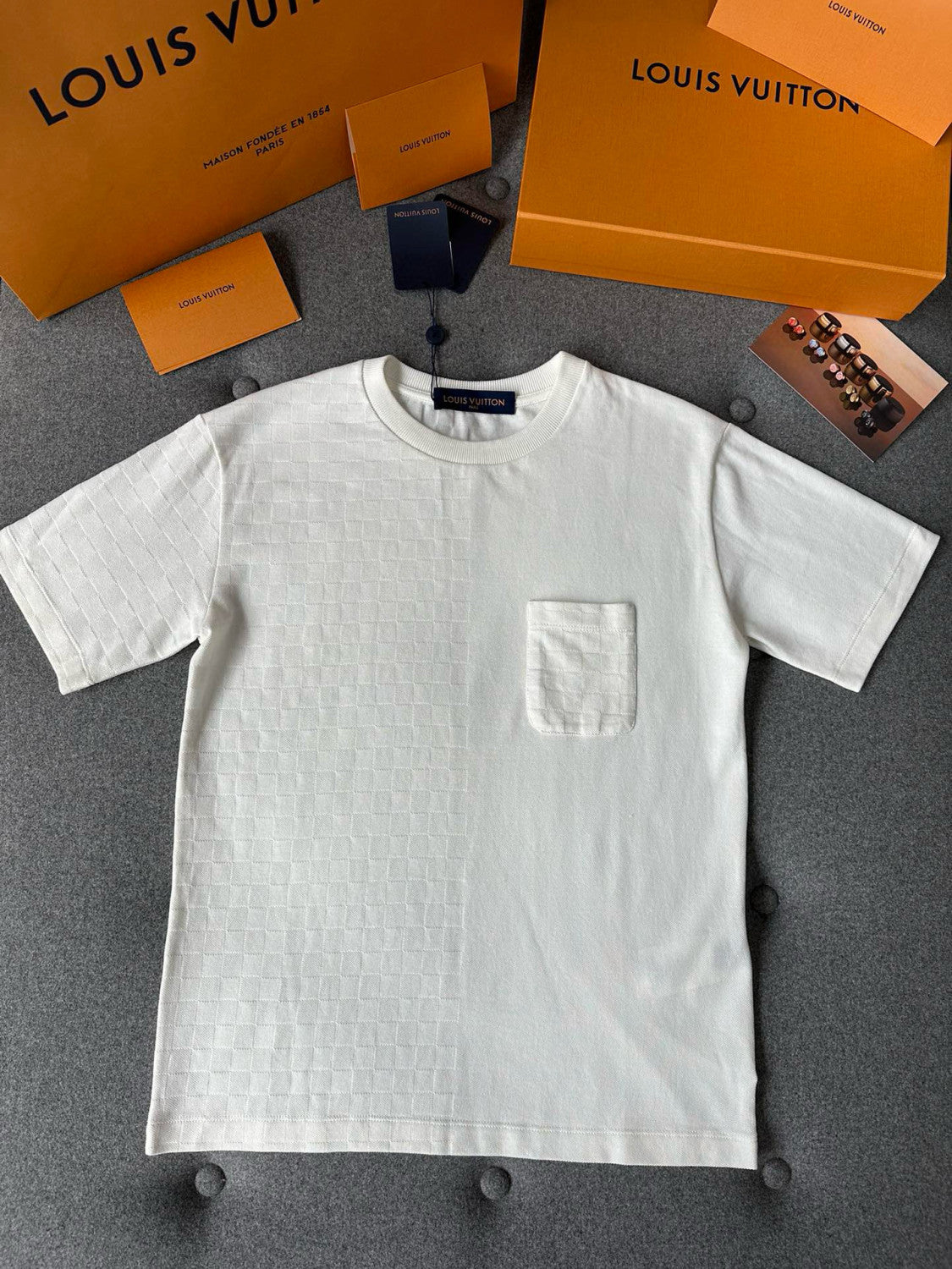 Men's Summer Solid Colour Round Neck Chest Strap Cotton Short Sleeve T-Shirt #97859