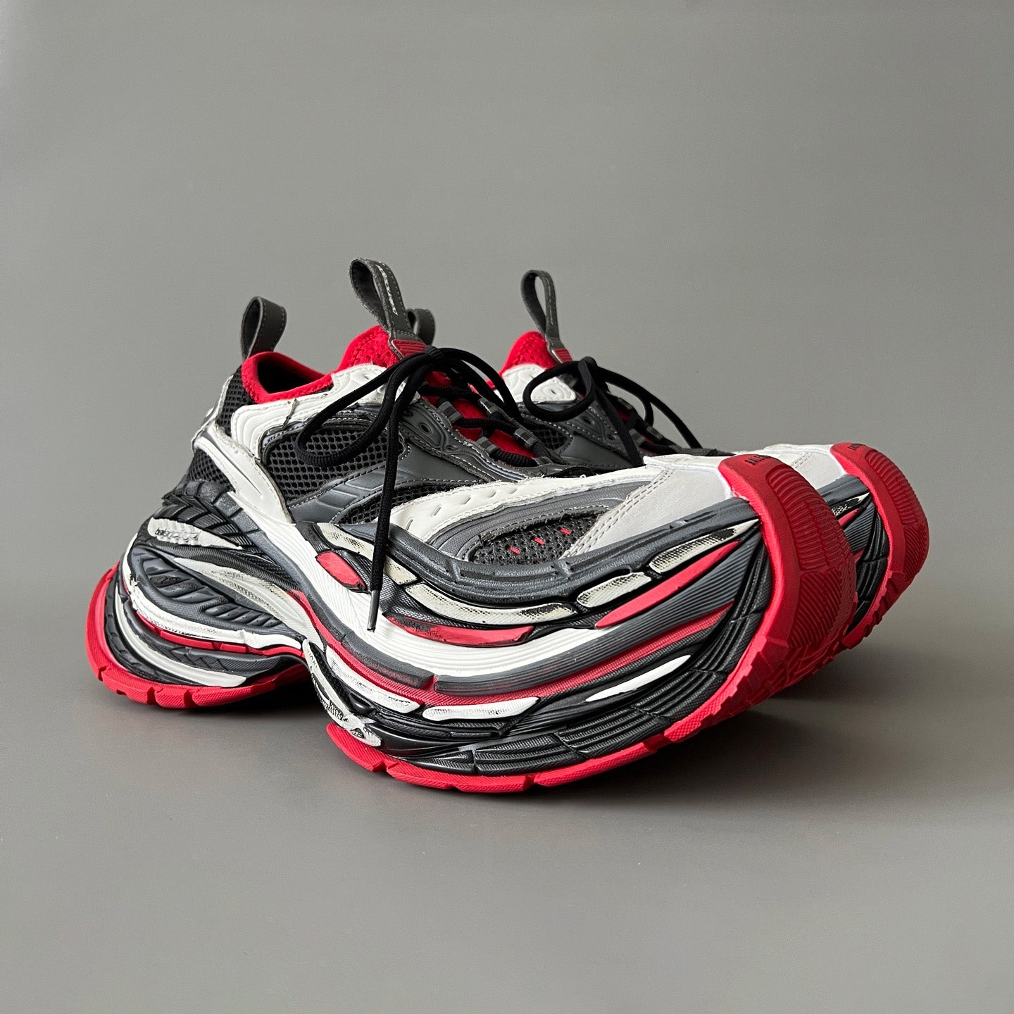 B PLATFORM REDUCED 16XL Men's Spring/Autumn Round-toe Thick-sole Low-top Lace-up Shoes Fashionable Trendy Sports Shoes #78115