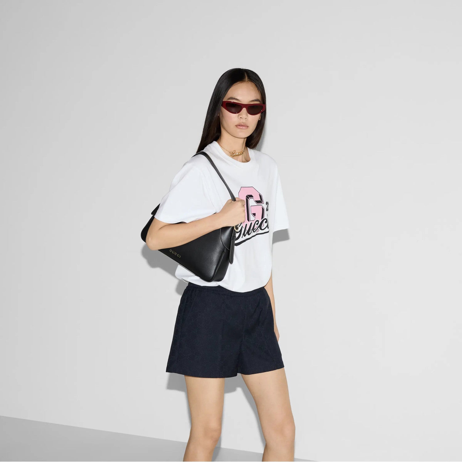 Women's Summer Printed Knit Round Neck Cotton Short Sleeve Solid Color T-Shirt #71945