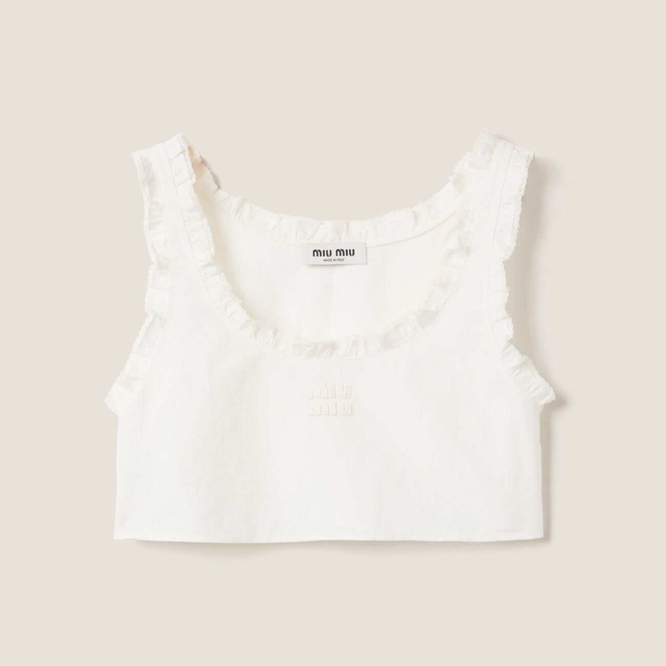 Women's Summer White Round Neck Short Sleeveless Vest Embroidered Logo Casual Long Dresses Skirt Set Suit #72317