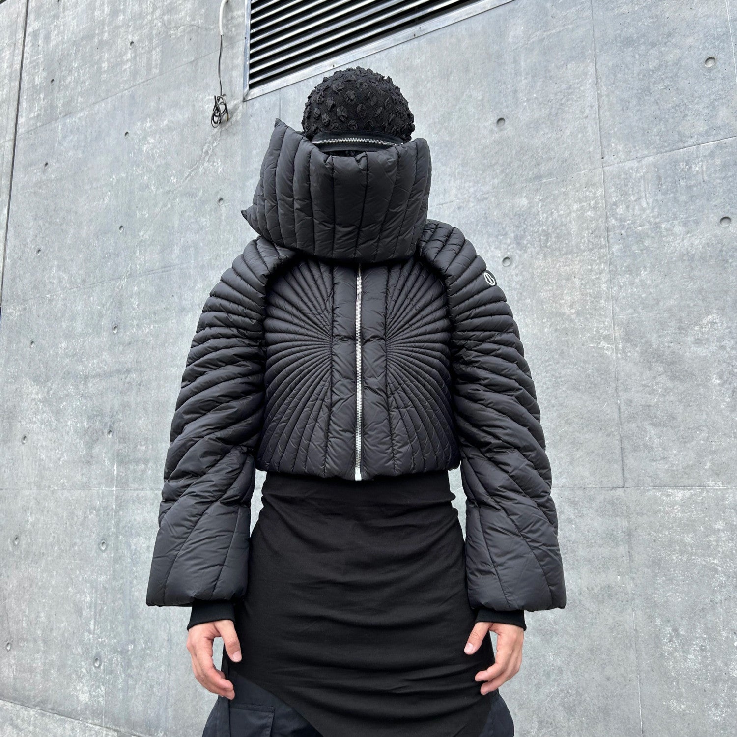 x Men Women Winter Solid Color Detachable Neck Collar Short Long Sleeve Puffer Down Jacket Black Fit Coat #8825