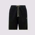 x Men's Spring/Summer Fashion Logo Printed Black Cotton Drawstring Loose Jersey Shorts #98321