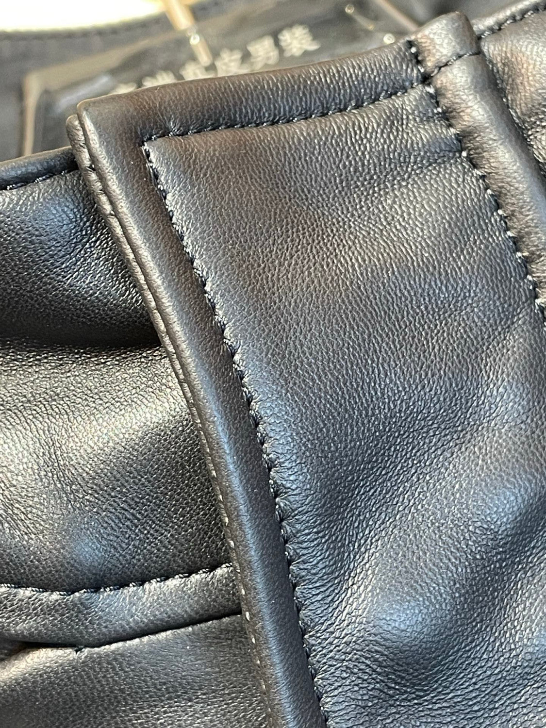 Men's LV 2026 New Collection Patchwork Leather Jacket Coat #82553A