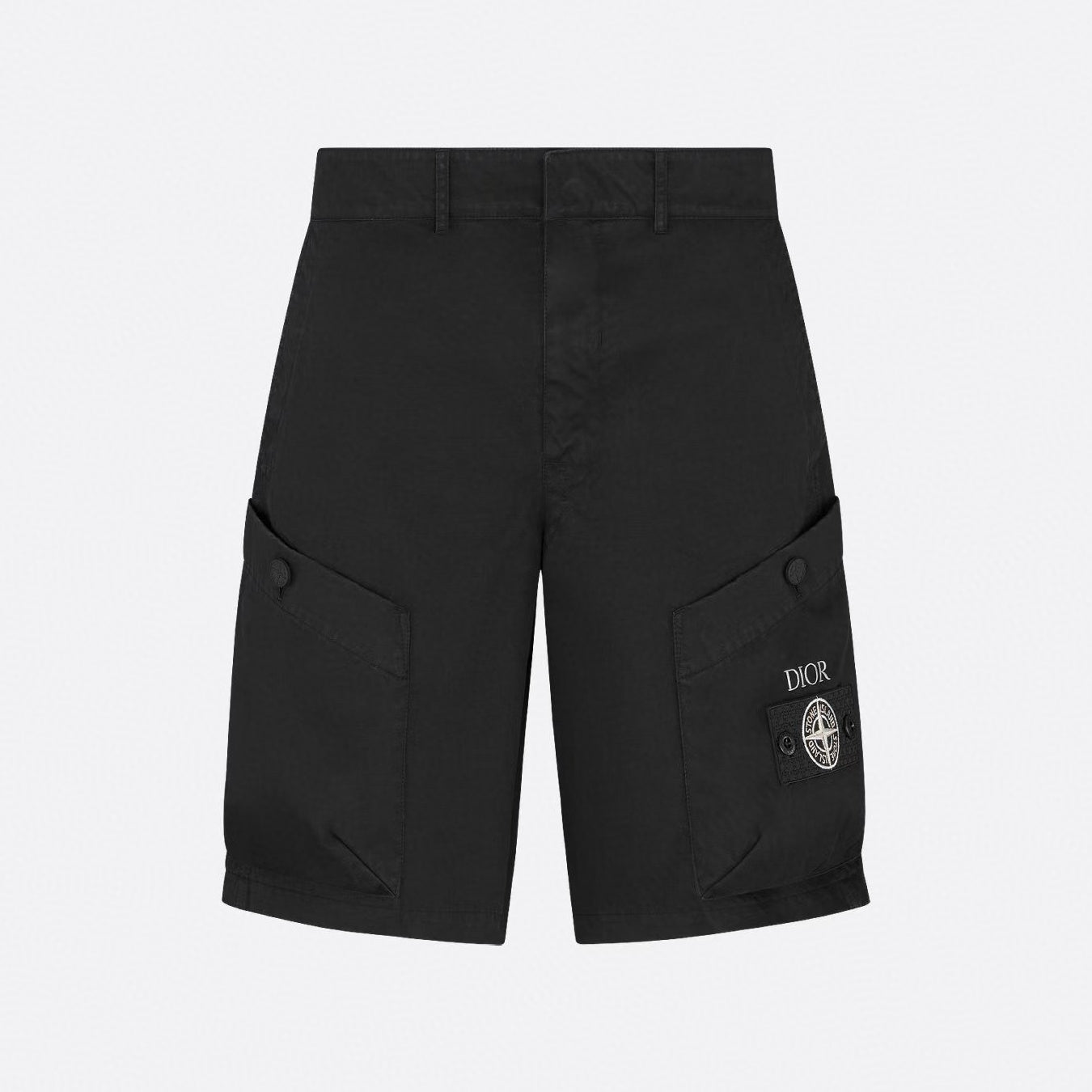 And Men's Summer Solid Color Letter Logo Casual Fit Bermuda Shorts #75358