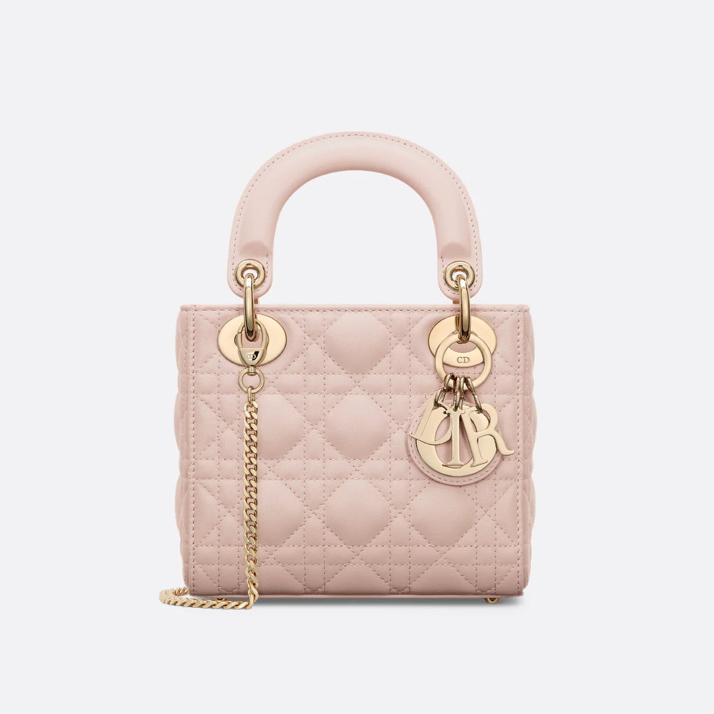 CD Lady Women's Solid Color Metal Pendant Removable Chain Shoulder Strap Wicker Pattern Sheepskin Leather Single Shoulder Crossbody Handbag Bag Bags #77461