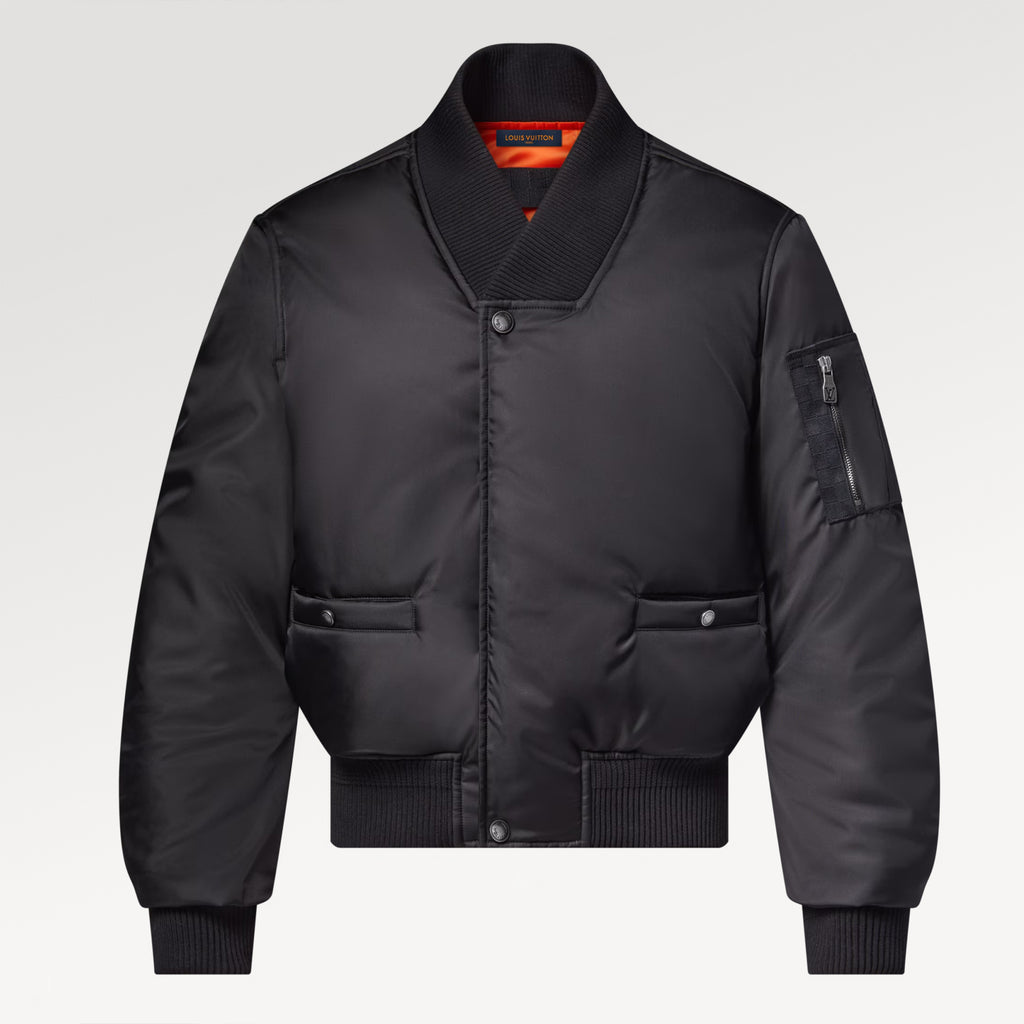 25fw Fall/Winter 2025 Pharrell Williams x Black Cropped Long-Sleeve Jacket Fashion-Forward Zipper Streetwear Jacket #82152A