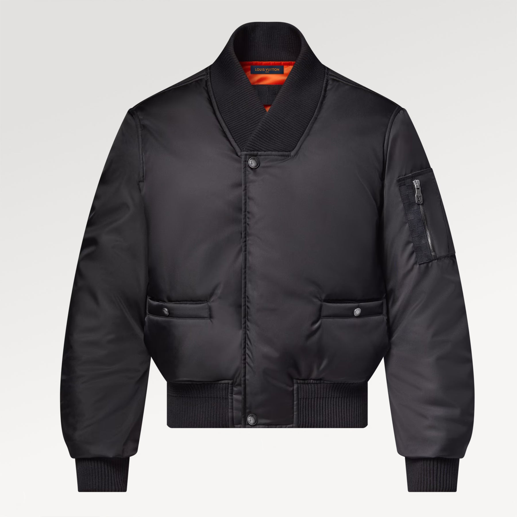 25fw Fall/Winter 2025 Pharrell Williams x Black Cropped Long-Sleeve Jacket Fashion-Forward Zipper Streetwear Jacket #82152A