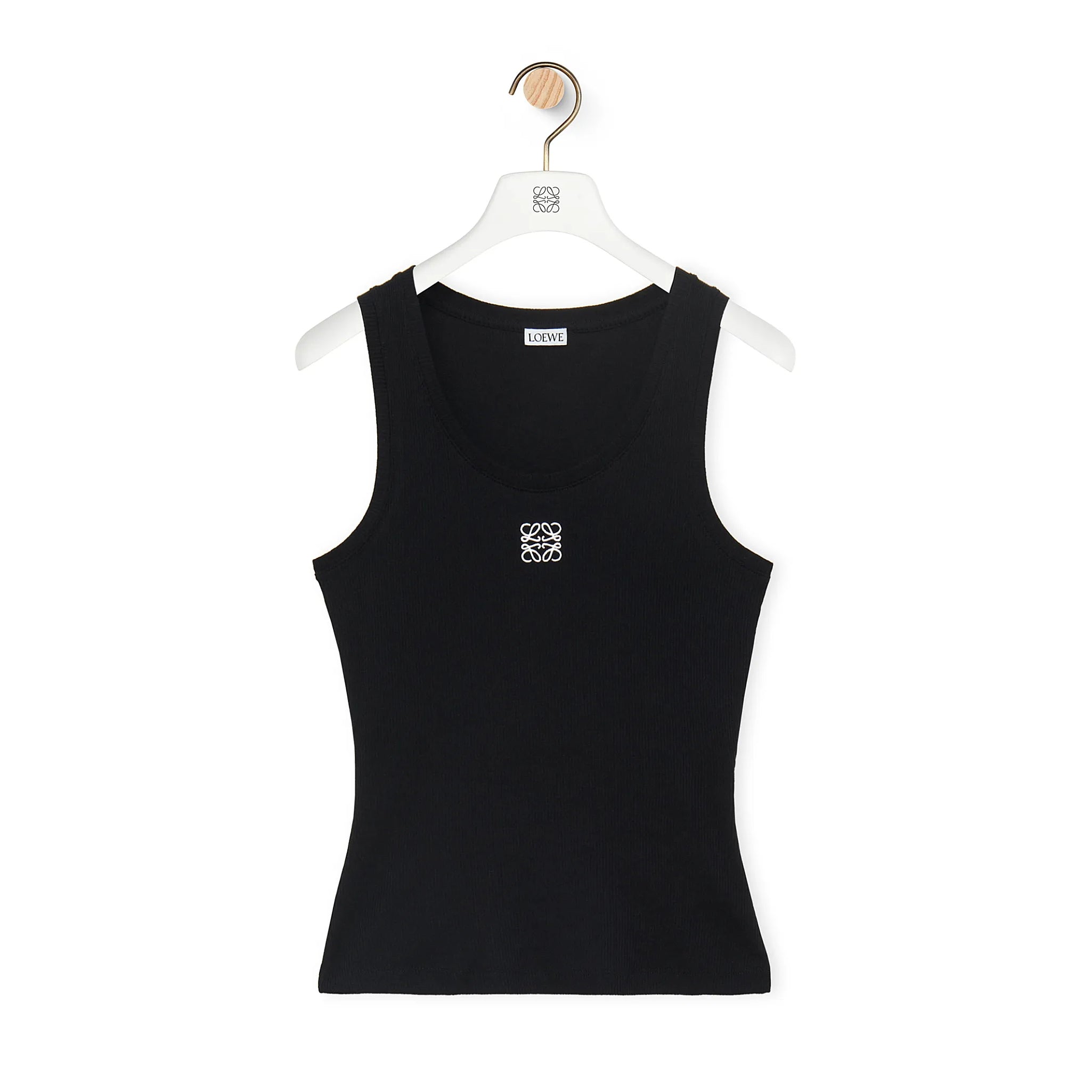 Women's Summer Solid Color Embroidered Logo Sleeveless Camisole Tank Top Vest (Please contact customer service for size selection) #76367