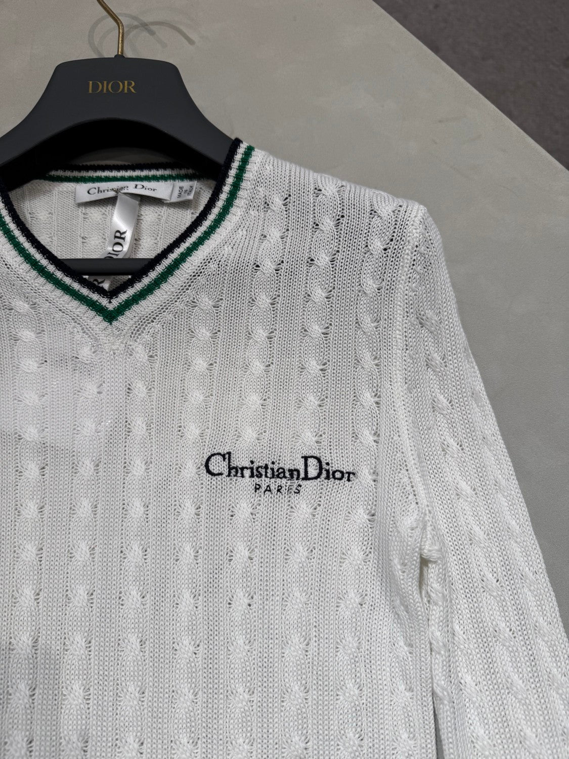 Women's Fall And Winter Vibe Knit Sweater White Vintage Embroidery Knitted Sweater Fashion Casual Thin Sweater #81638