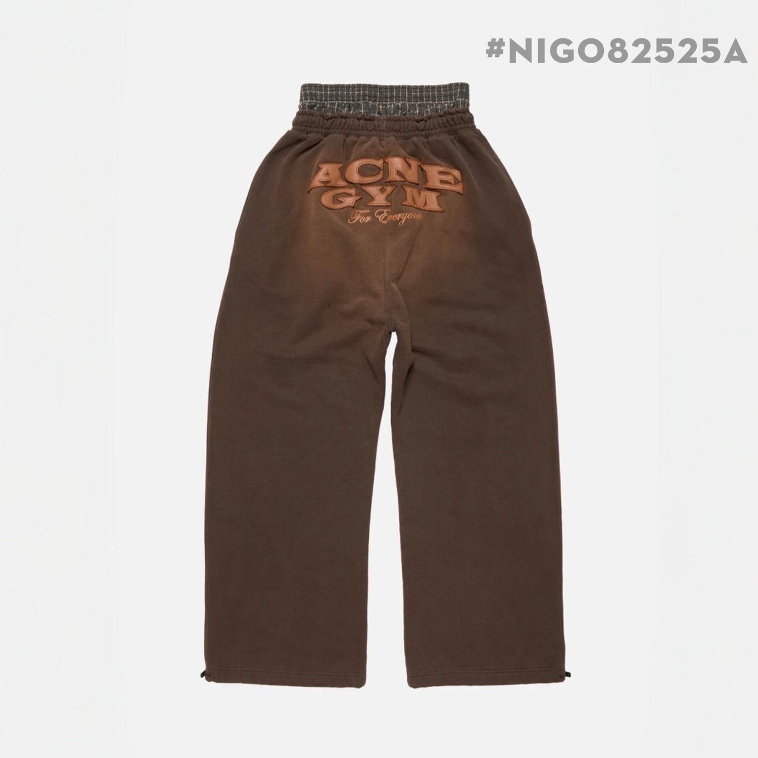 Two-piece look Appliqu embroidery Logo trousers Pants #82525A