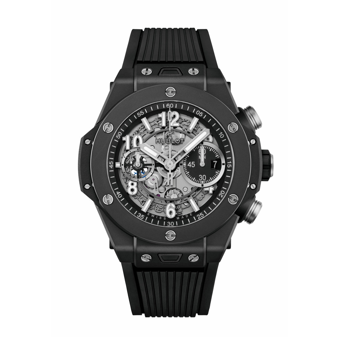 Hublot BIG BANG Men's Automatic Mechanical Movement Rubber Strap 44mm Mechanical Watch #73168
