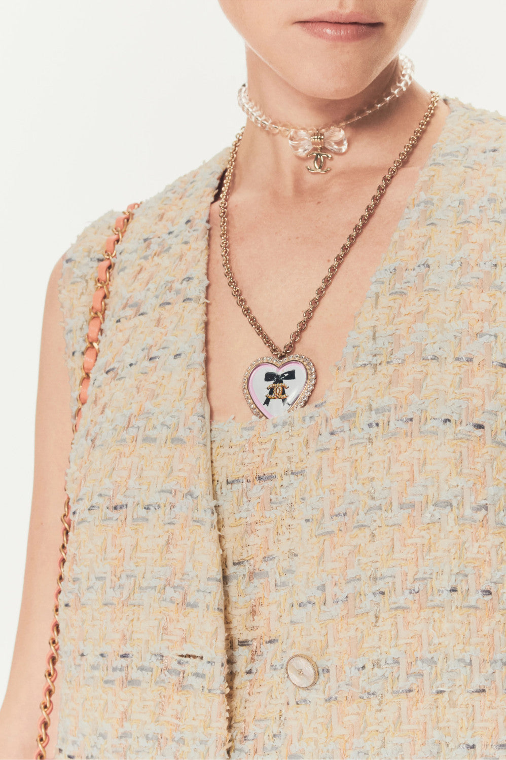 Women's Spring And Autumn Plaid Tweed Vest Jacket Fashion Temperament Elegant Single Breasted Sleeveless Jacket Ngvp #1577