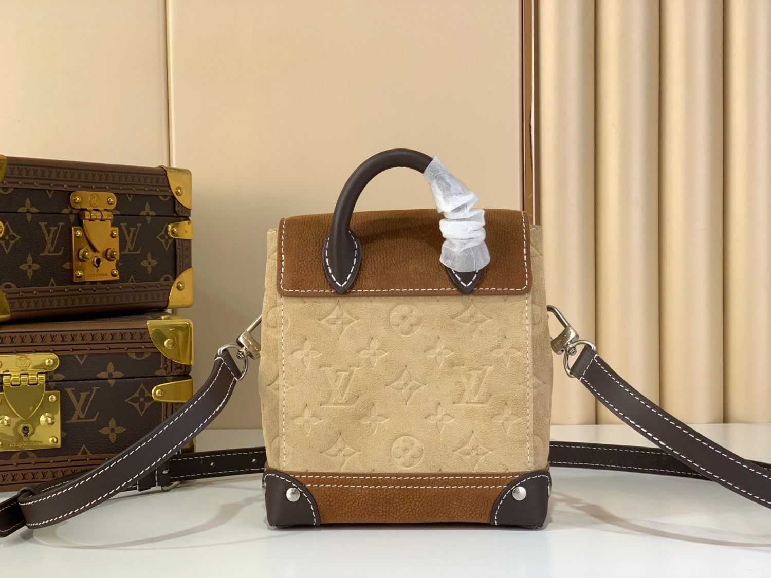 Men's Top-quality STEAMER 15 handbag shoulder bag M26128 Bags M24581 #193733