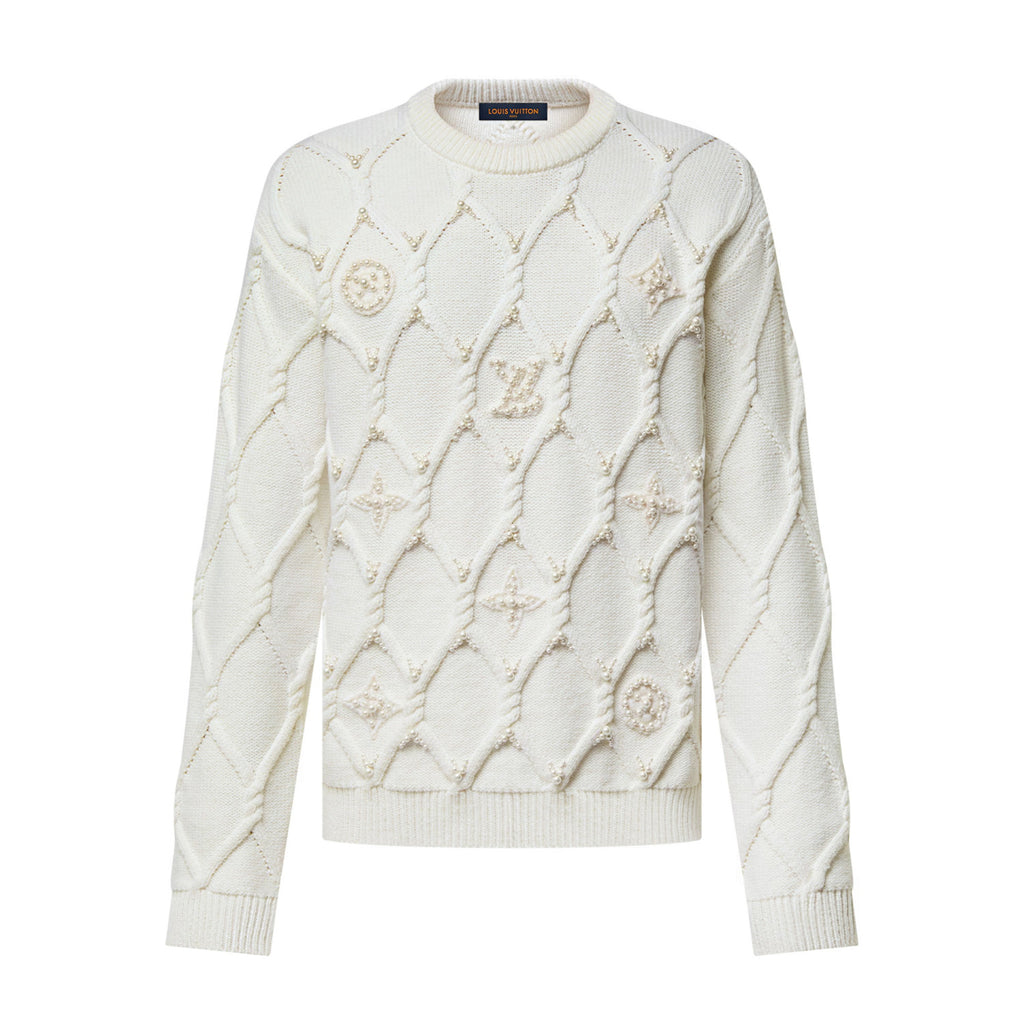 Men's Autumn and Winter Solid Color Crew Neck Knit Long Sleeve Sweater #74265