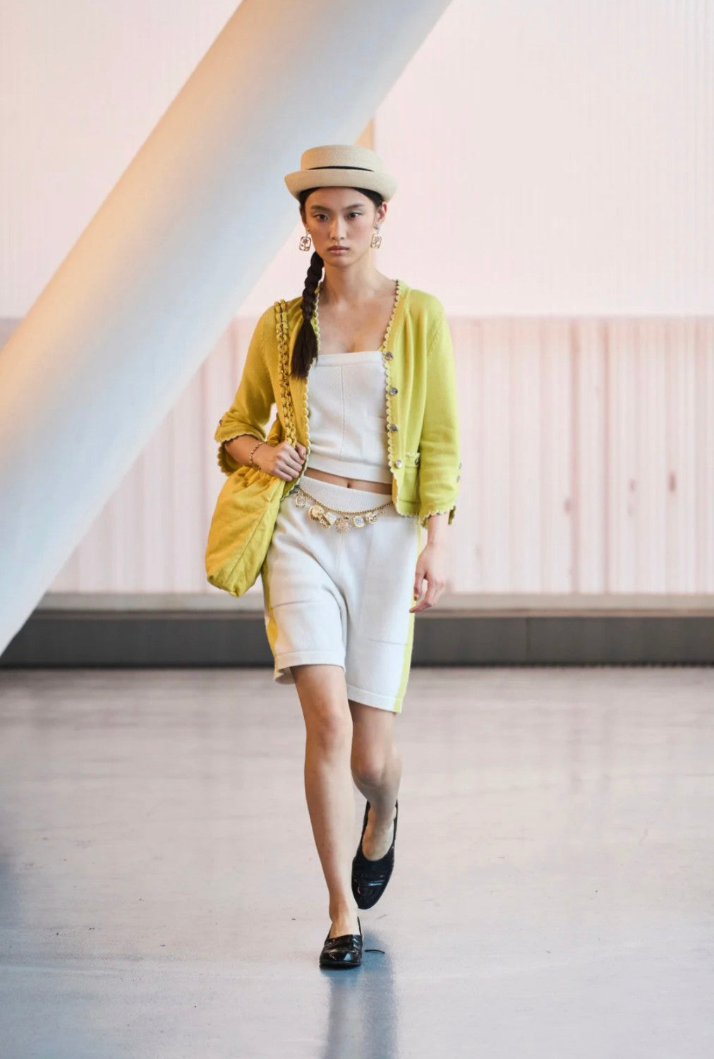 Women's Neige Ski Collection Cashmere Knit Zipper Hooded Cardigan Jacket Casual Stretch Shorts Ngvp #9879