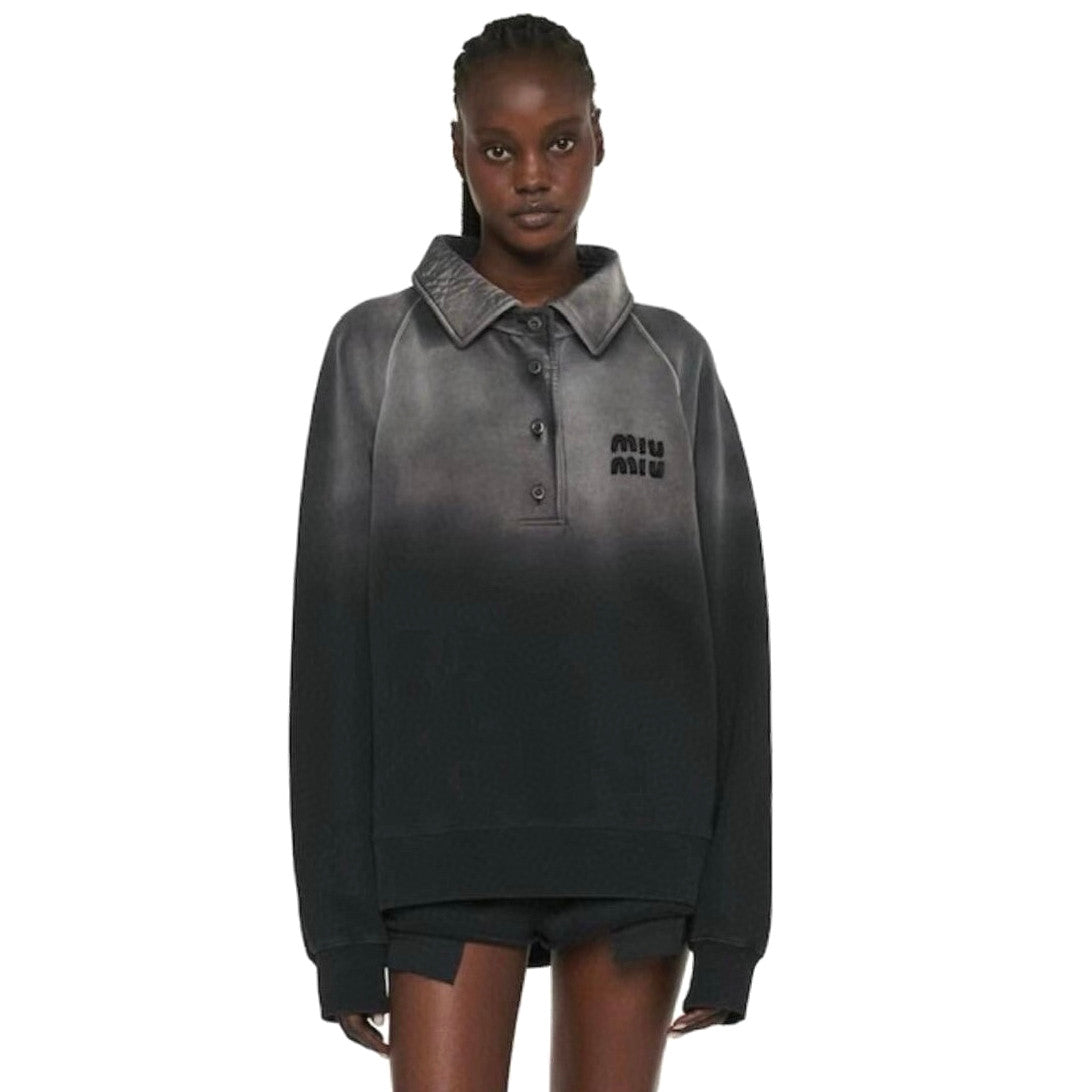 Men's And Women's Fall/winter Fashion Casual Polo Neck Half Button Washed Distressed Hoodie Sweatshirt #79382