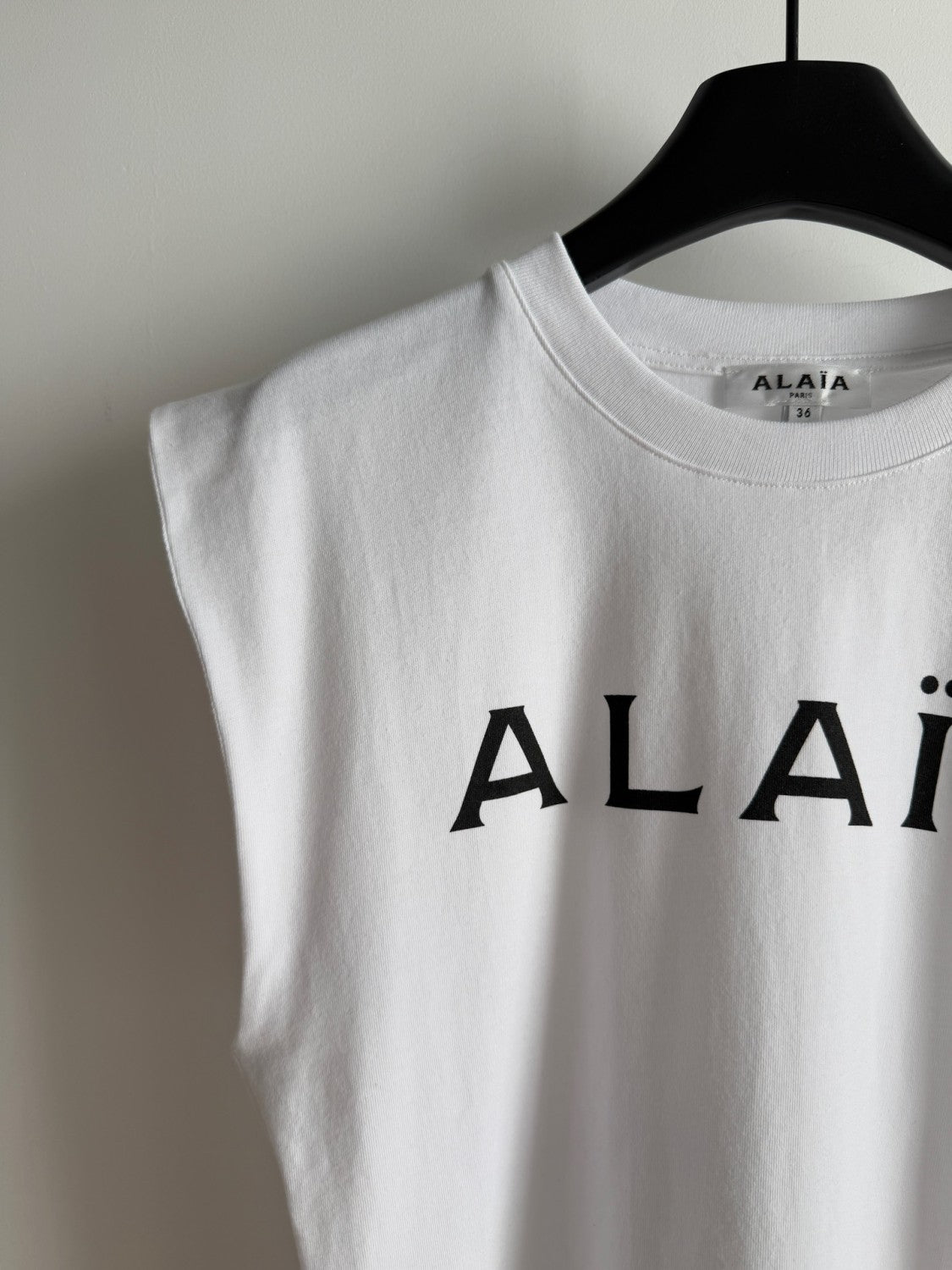 Women's Summer Solid Color Letter Printed Cotton Knit Sleeveless T-Shirt Top #74733