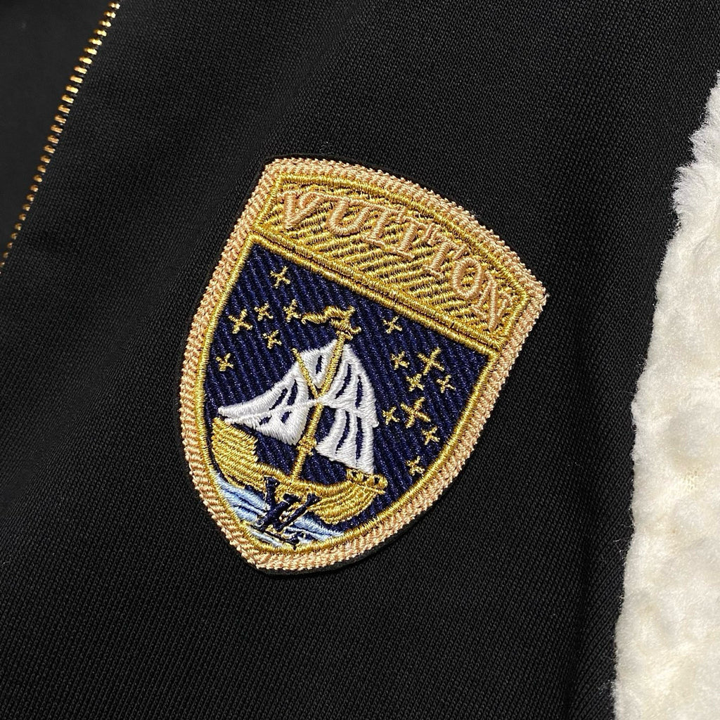 1VMen's And Women's Fall/winter Casual Fashion Hooded Zipper Jacket  Reversible Sleeveless Vest With Shield Logo And Fleece Lined Vest Jacket #79261