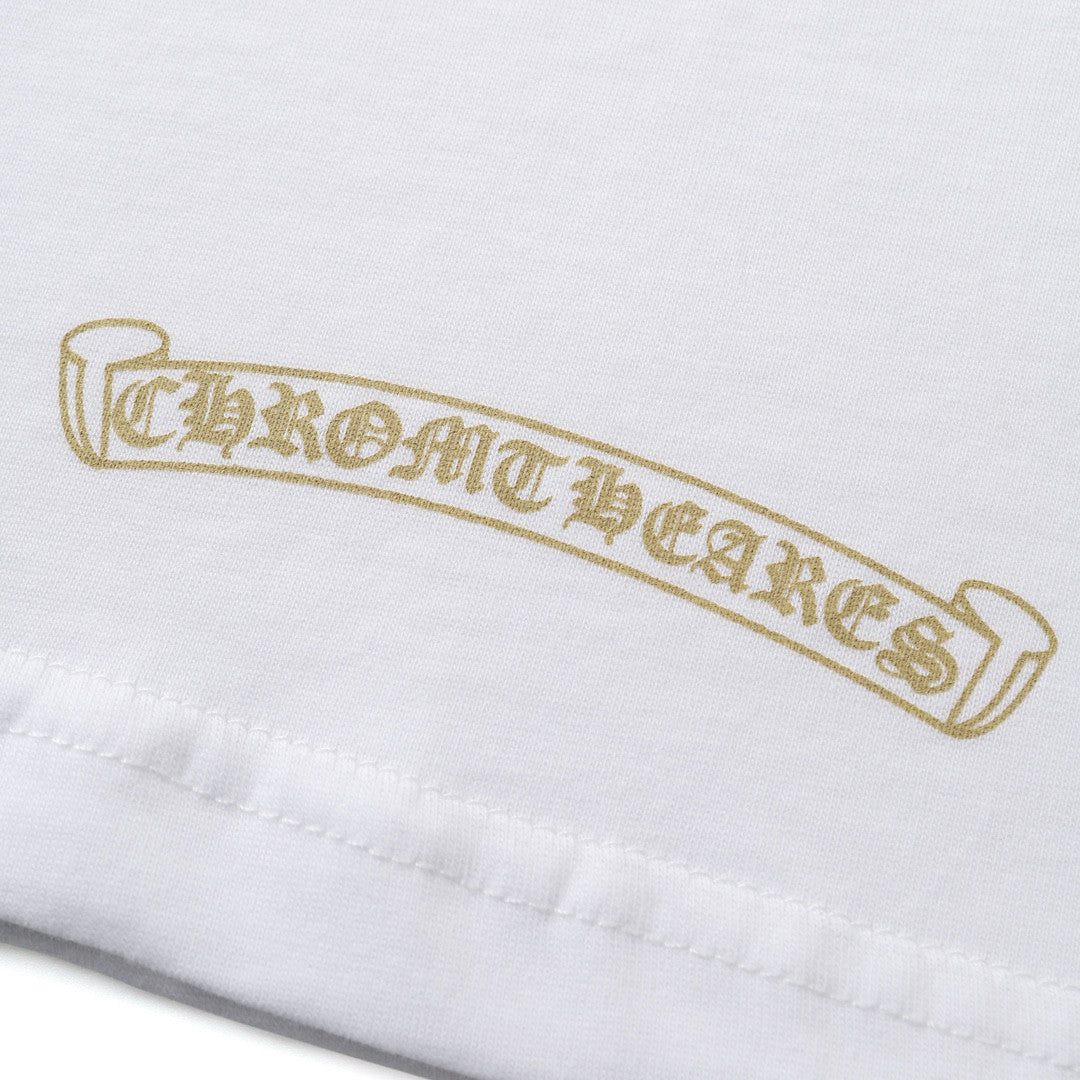 Men's Spring. Summer And Fall Logo Print Casual Round Neck White Fitted Straight Long Sleeve Short Sleeve T-Shirt #98695