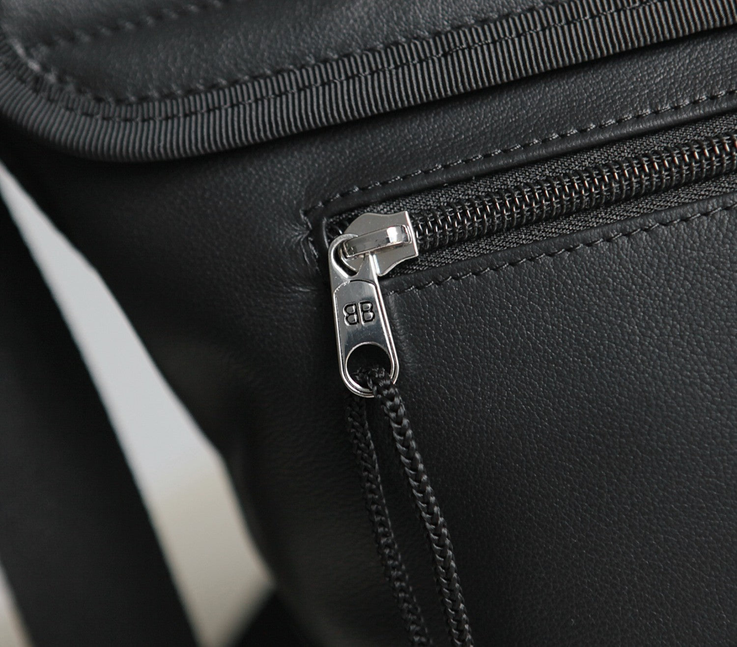 Men's Letter Print Black Calfskin Single Shoulder Crossbody Bag Bags #77712