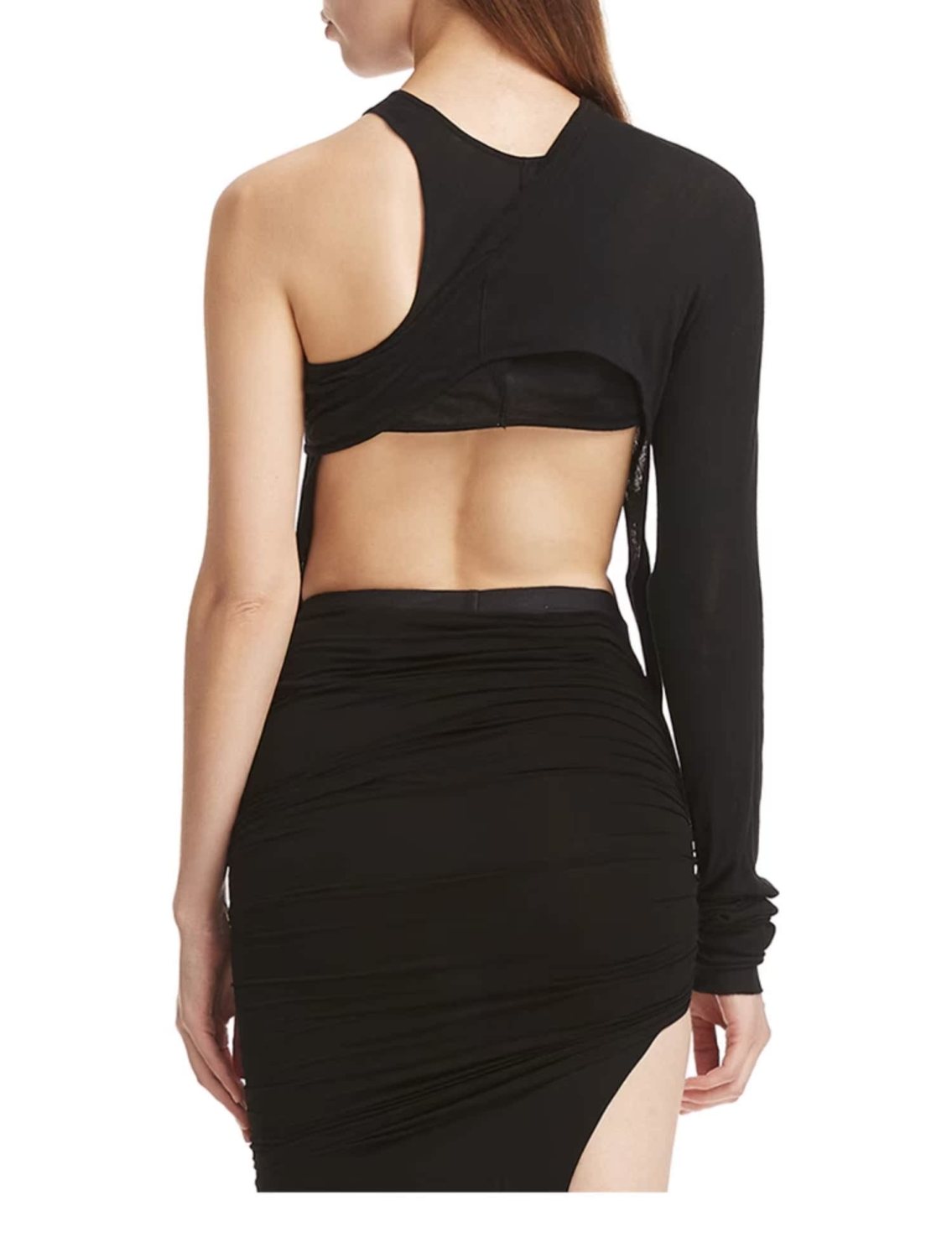 Women's Summer Tie Irregular Hollow Out Top Solid Color Splicing Short Tank Top Vest Ngvp #1799