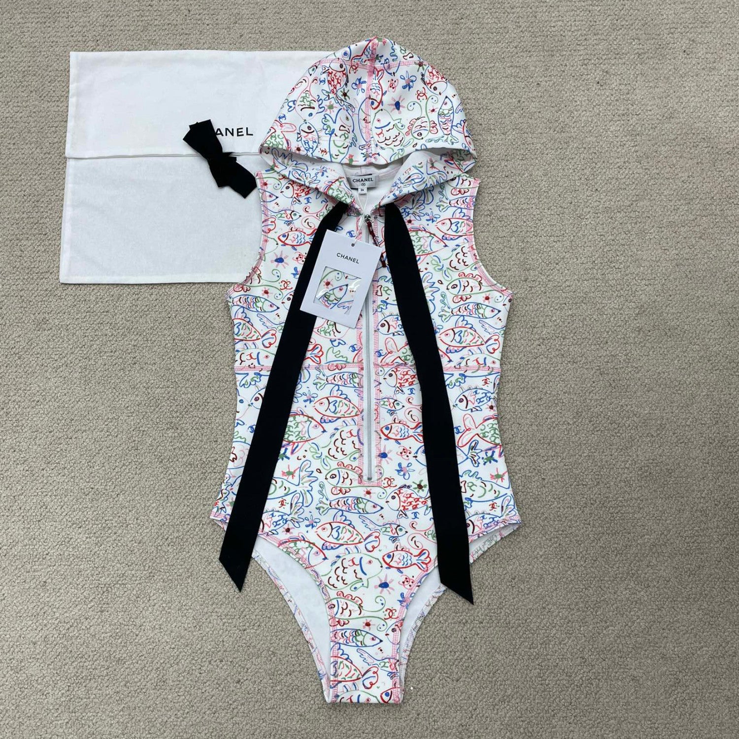 Women's Summer Pattern Printed Stretch Fabric One-piece Swimsuit #74735