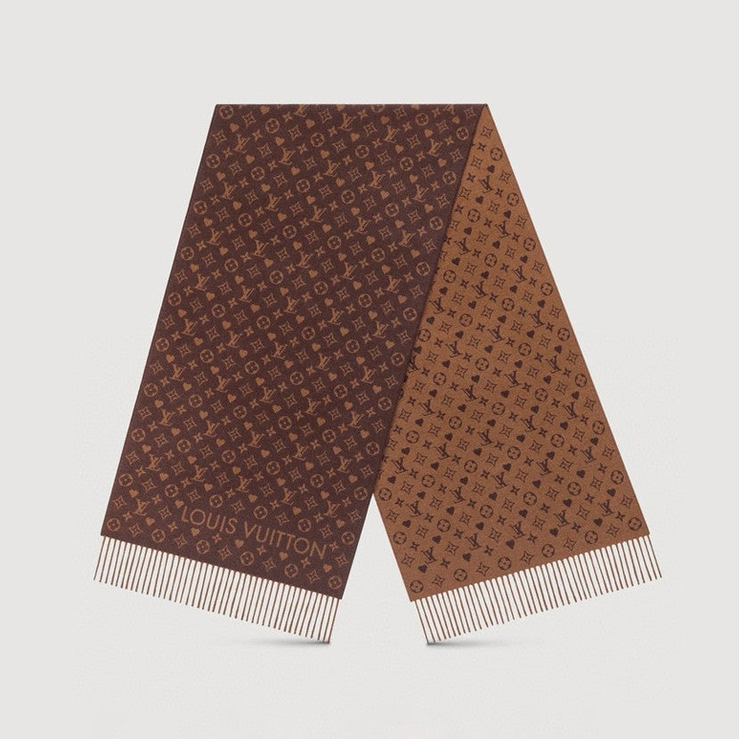 Men's And Women's Solid Color Monogrammed Fringed Wool Pom Pom Scarf #73113