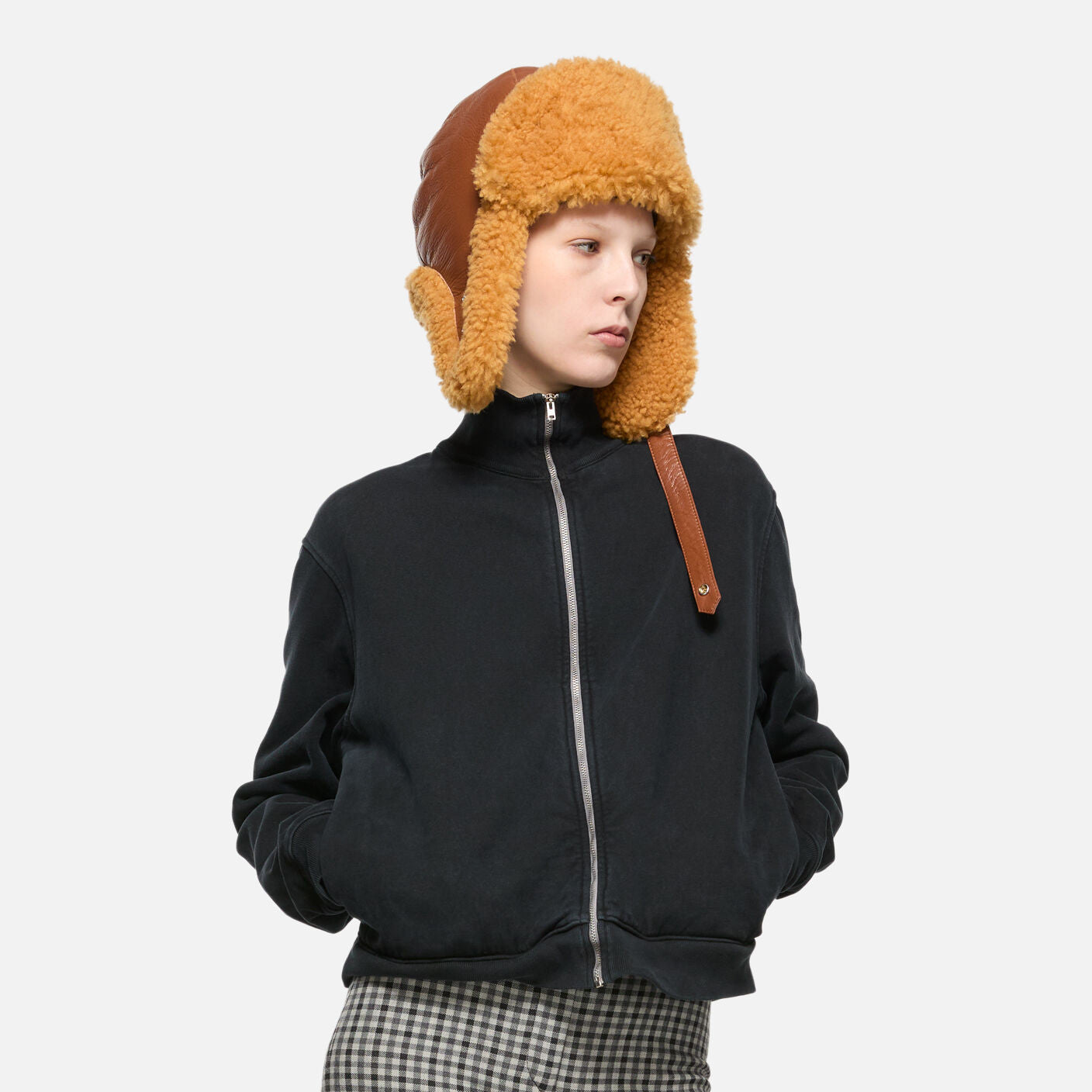 Women's And Men's Spring/fall Fashion Casual Solid Color Minimalist Logo Letter Embroidery Zipper Long Sleeve Sweatshirt Jacket #78317