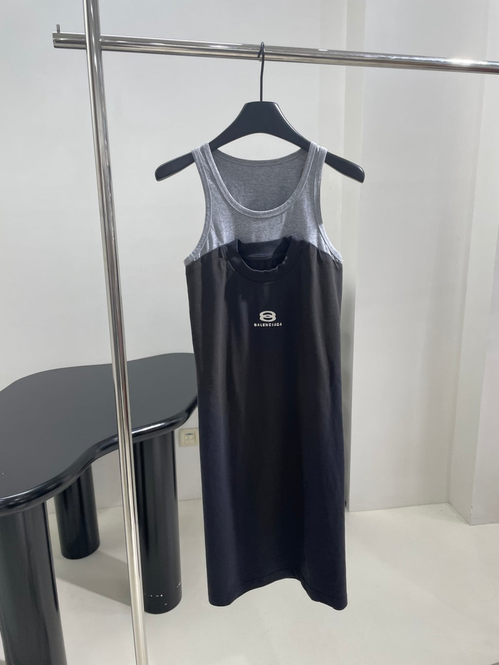 Women's Spring And Summer Letters Round Neck Fake Two Pieces Splicing Long Undershirt T-shirt #74168