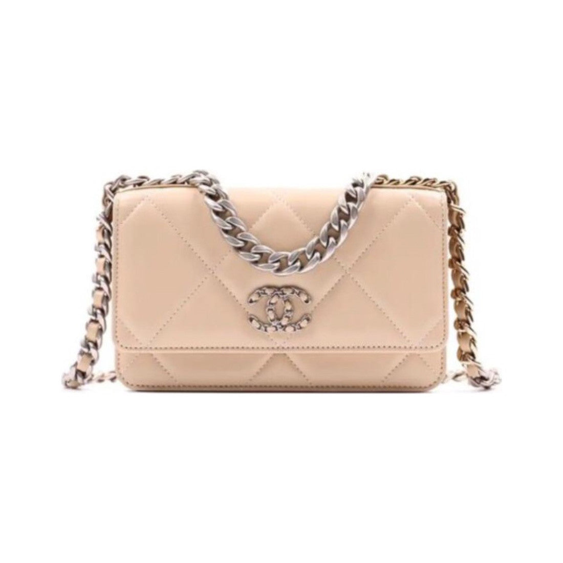 19BagWOC Women's Lambskin Mini Mouth Cover Bag Chain Shoulder Bags #72254