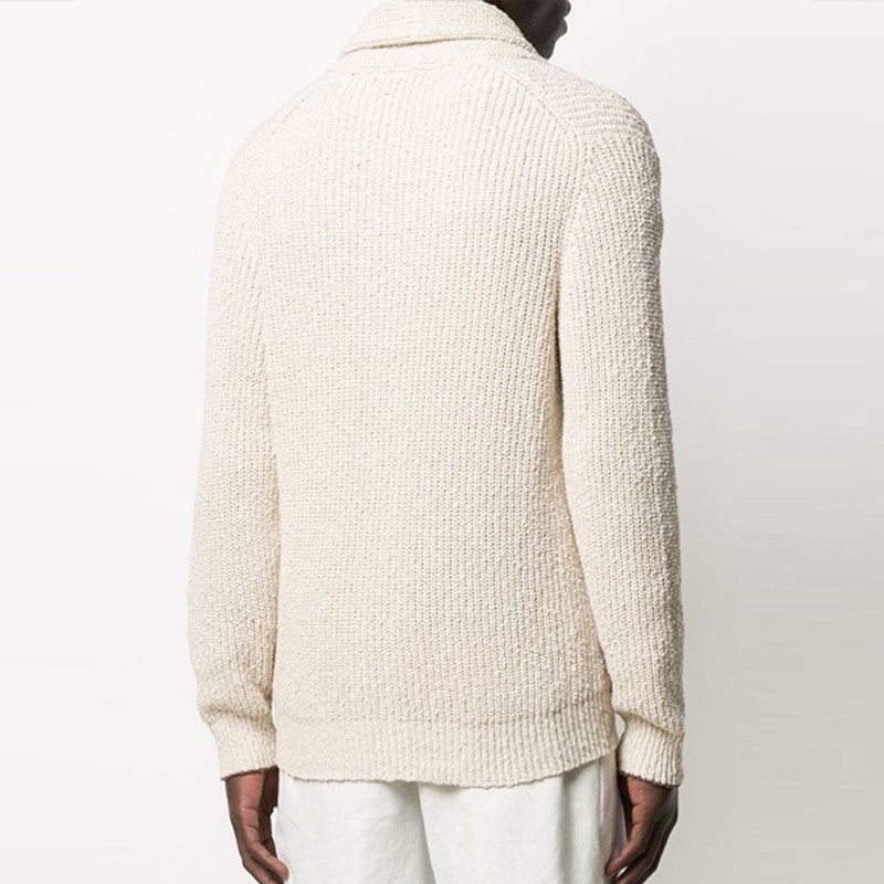 BC Men's Spring And Autumn V-Neck Single-Breasted Solid Color Long-Sleeved Loose Knitted Cashmere Cardigan Ngvp #9624